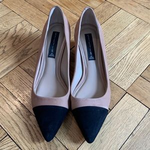 Steve Madden Joy suede cap toe pumps heels size 8